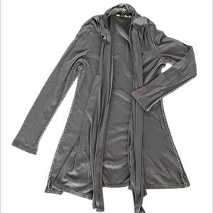 True Grit size medium 100% cotton long cardigan